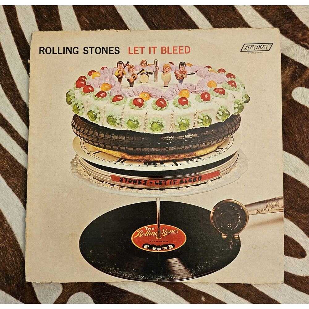 Vintage 1969 The Rolling Stones - Let It Bleed - Vinyl LP - Near Mint Record